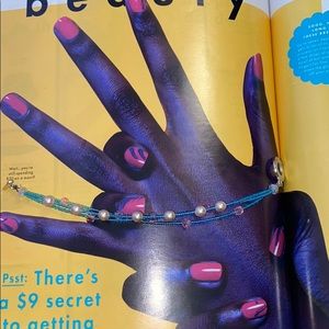 🎀 3strand genuine crystals and pearls bracelet